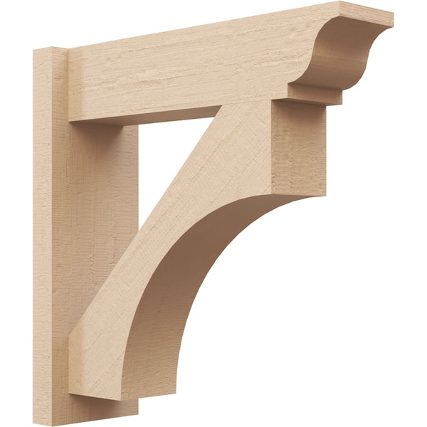 Ekena Millwork 8-in W x 48-in D x 48-in H Westlake Trad Rough Cedar Woodgrain TimberThane Outlooker, Primed Tan OUTUR080X48X48WTL04RCPR - main